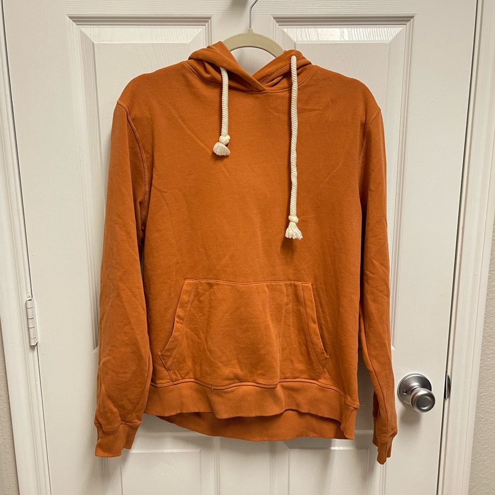 Pact Burnt Orange Hoodie Sweatshirt